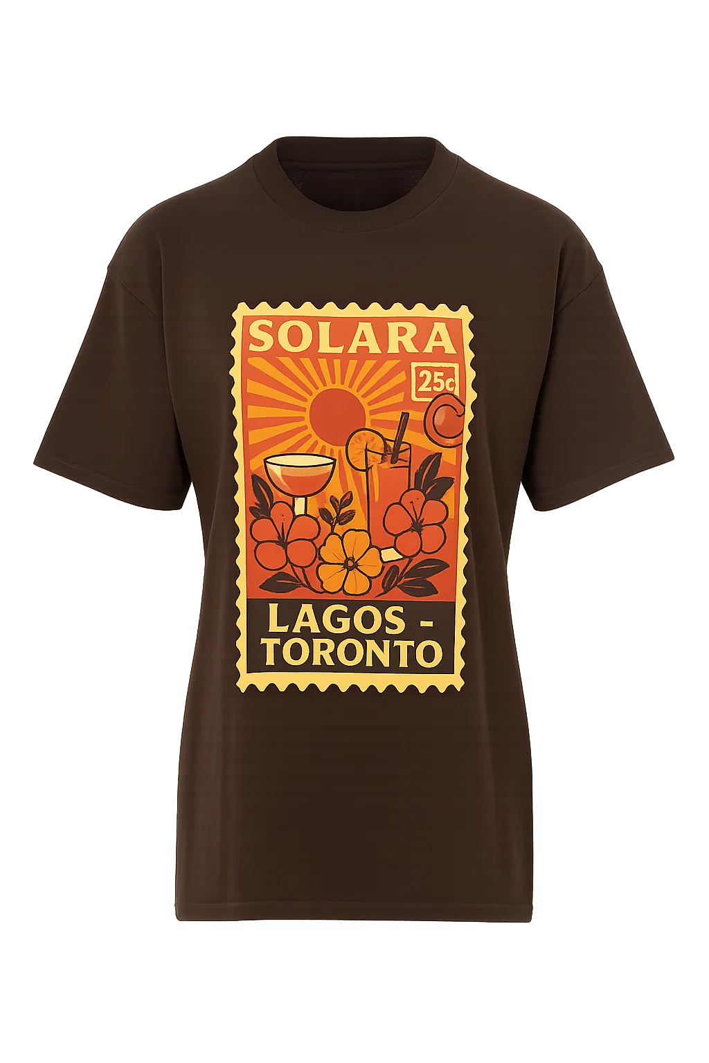 Solara Tee in Chocolate
