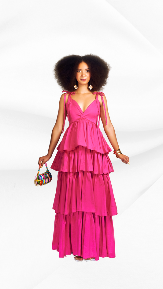 Oasis Maxi Dress- Rose