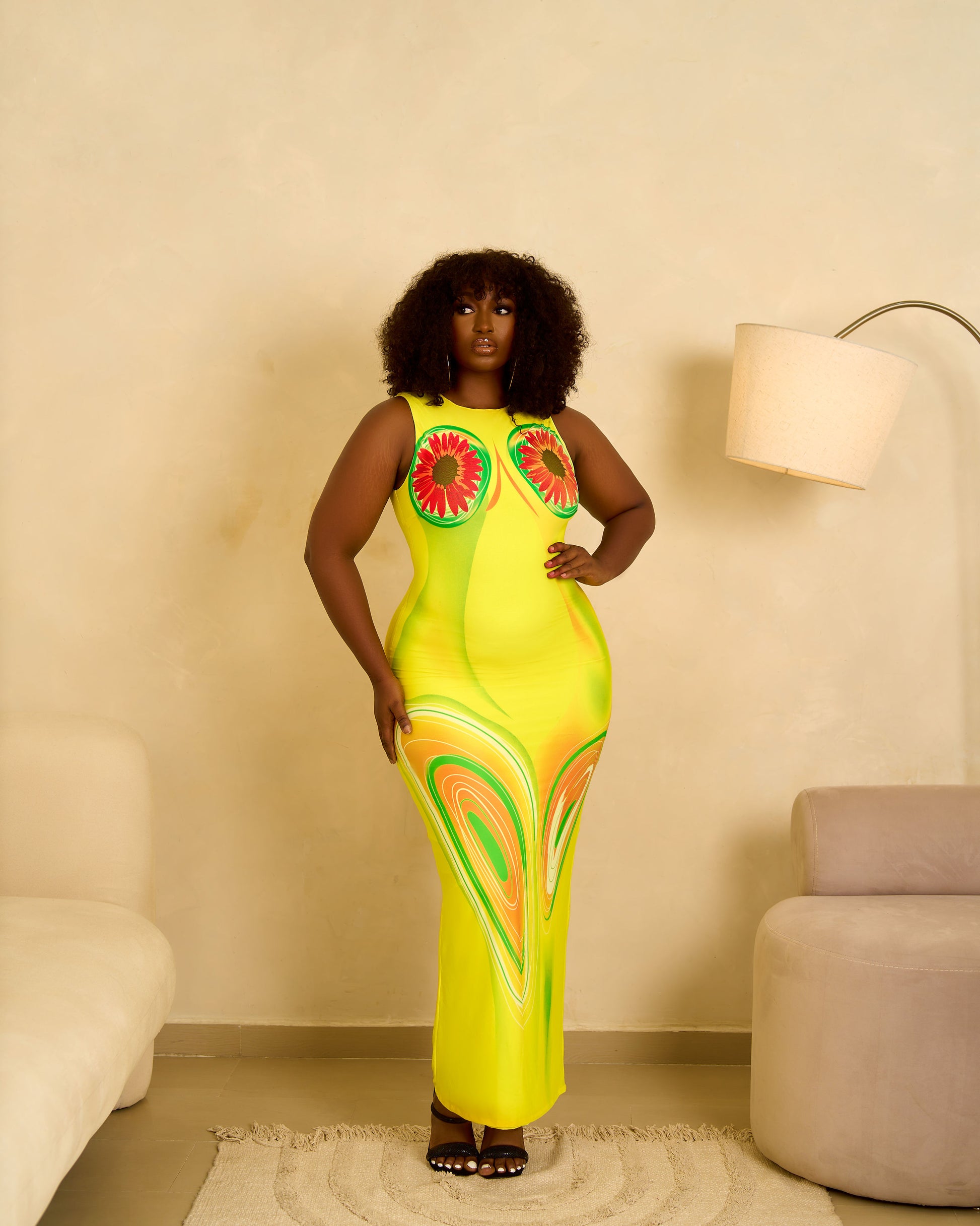 LERA DRESS- YELLOW