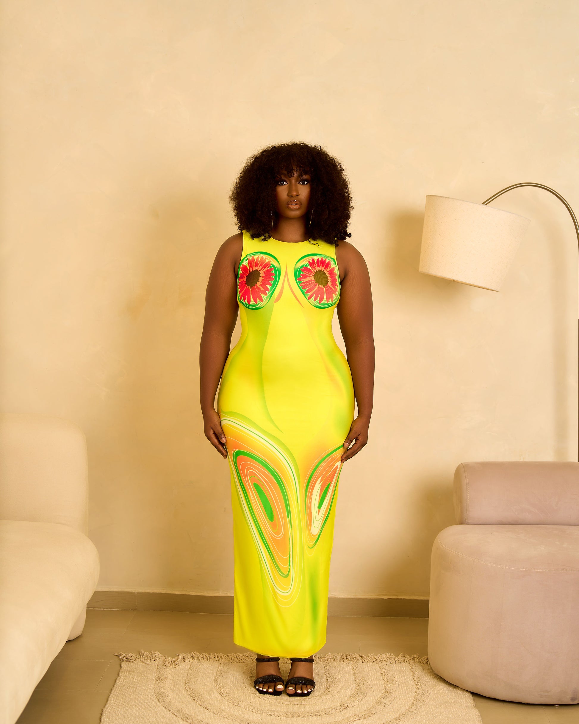 LERA DRESS- YELLOW